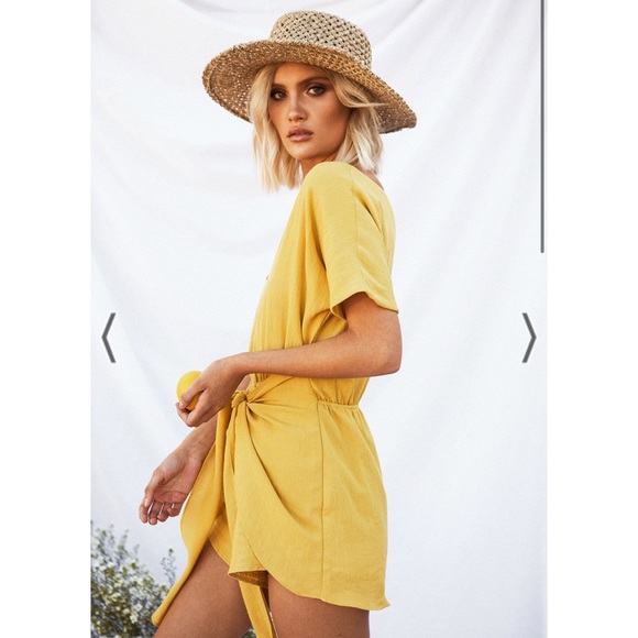 Saboskirt Yellow Playsuit - Picture 3 of 6